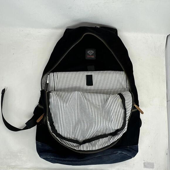 Diamond Supply Co. Corduroy Jean Black Backpack Skate Bag Hershel Vaschy - Picture 9 of 9